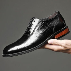 Men Cow Leather Business Shoes