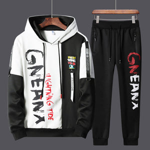 Men Casual Hooded Sets
