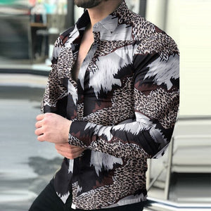 Autumn New Casual Floral Printed Shirt