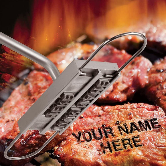 BBQ Branding Iron DIY Letter Printed Steak Tool
