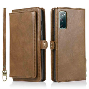 Detachable Magnetic PU Leather Wallet Case for Samsung Case