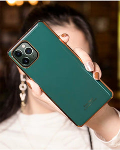Fashion 6D Plating Slim Soft Silicone Case for iPhone