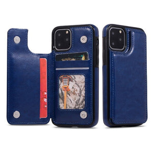 Retro PU Leather Flip Wallet Holder Cover For iPhone(Buy 2 Get 10% OFF,Buy3 Get 15% OFF)