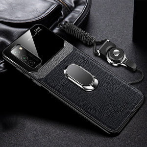 Shockproof PU Leather Tempered Glass With Stand Case for Samsung Galaxy Note Series(Buy 2 Get 10% OFF, Buy3 Get 15% OFF)