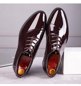 New Men's Patent Leather Dress Shoes