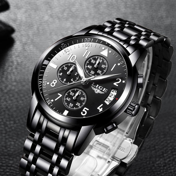 Luxury All Steel Quartz Business Watch