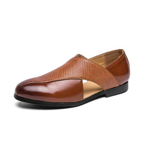 Men Hollow out Leather Shoes