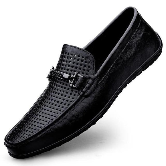 New Men's Leather Business Loafers
