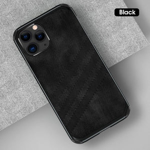 Shockproof Armor Fabric Cloth Texture Case For iPhone