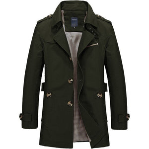 New Classic Men Breasted Overcoat