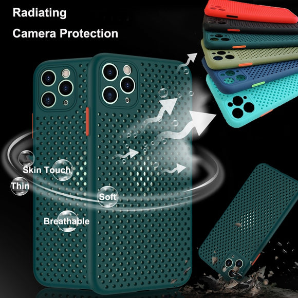 Slim Heat Dissipation Breathable Cooling Case For iPhone